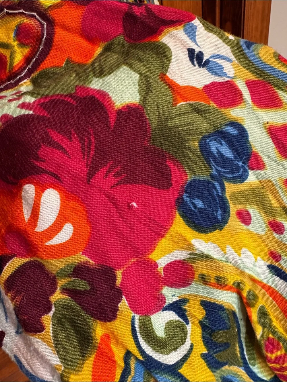 Floral Multi-Color Button-Down Shirt - Women - Picture 6 of 11